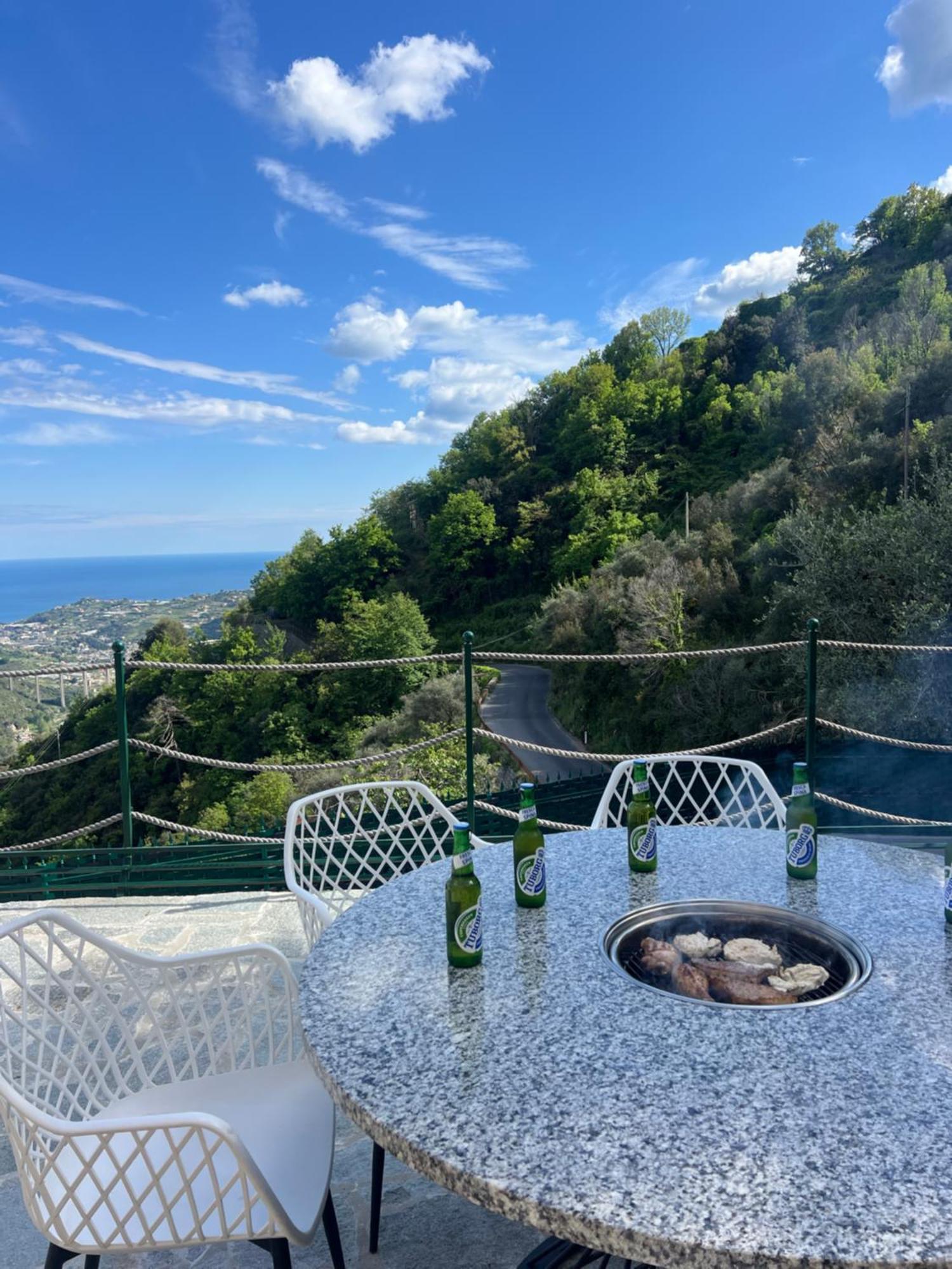 Villa Di Campagna Con Vista Mare 5 Camere Da Letto Pampara 外观 照片
